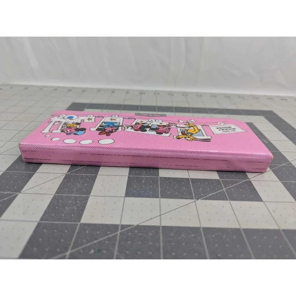 Vintage Walt Disney Mickey Mouse Train Pencil Holder Case 3x8 Inch‎